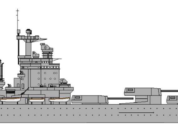 Корабль HMS Nelson [Battleship] (1938) - чертежи, габариты, рисунки